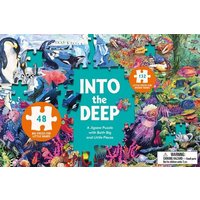 Into the Deep Sharing Puzzle: A 180-Piece Under the Sea Jigsaw Puzzle with Both Big and Little Pieces von Dummy Verlag