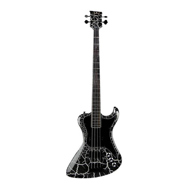 Dunable DE R2 Bass Black/White Crackle E-Bass von Dunable