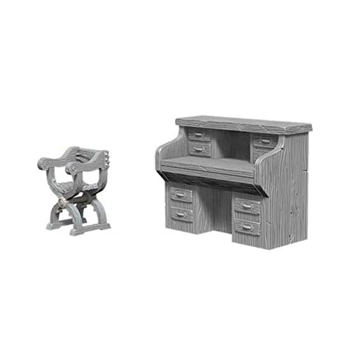 D&D WZK73362 - Pathfinder Deep Cuts Wave 5 - Unpainted Miniatures - Desk and Chairs D&D WZK73362 - Pathfinder Deep Cuts Wave 5 - Unpainted Miniatures - Desk and Chairs von Dungeons & Dragons