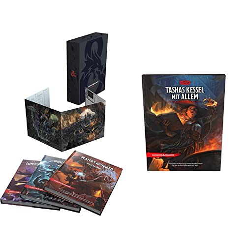 Dungeons & Dragons Core Rulebook Geschenk-Set (Deutsche Version) & : Tashas Kessel mit Allem (D&D-Regelerweiterungen) von Dungeons & Dragons