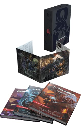 Dungeons & Dragons Core Rulebook Geschenk-Set, 12 Jahre+ (Deutsche Version) von Dungeons & Dragons