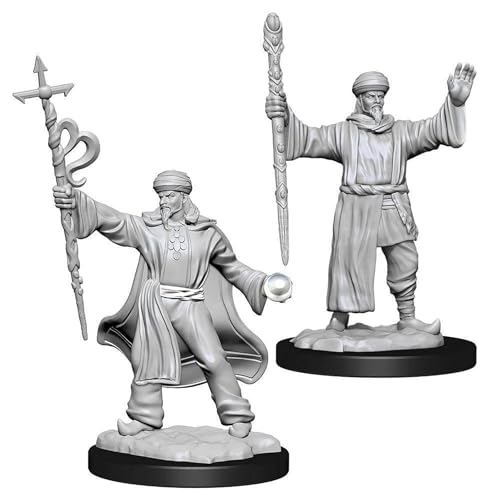 Dungeons & Dragons D&D Nolzur's Marvelous Miniatures - Human Wizard Male (6 Units) von Dungeons & Dragons