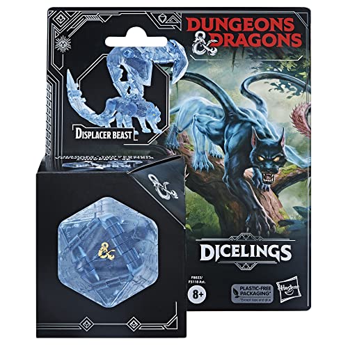 Dungeons & Dragons Dicelings Displacer Beast Täuscherbestie, D&D Drachenspielzeug zum Sammeln, Action-Figur von Dungeons & Dragons