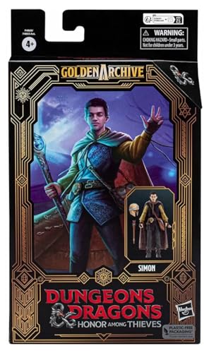 Dungeons & Dragons Ehre unter Dieben Golden Archive Simon, 15 cm große Action-Figur zum Sammeln, inspiriert vom D&D Film von Dungeons & Dragons