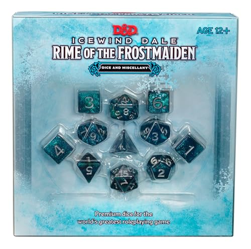 Dungeons & Dragons Icewind Dale: Rime of the Frostmaiden Würfel und Zubehör (Englische Version) von Dungeons & Dragons