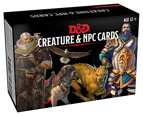 Dungeons & Dragons Spellbook Cards: Creature & NPC Cards (D&D Accessory - Englische Version) von Dungeons & Dragons