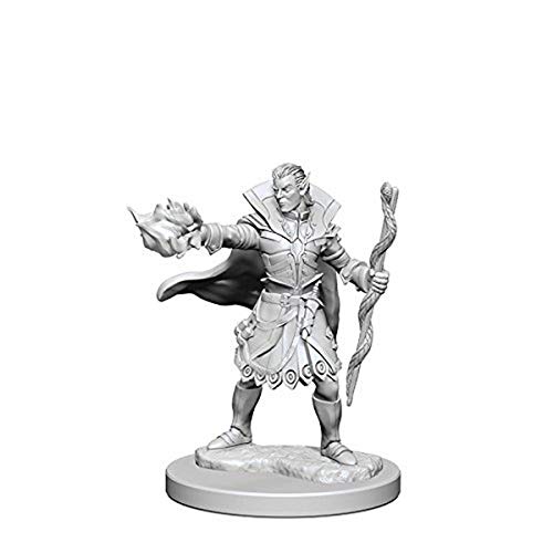 Dungeons & Dragons Pathfinder Deep Cuts Unpainted Miniatures - Elf Male Sorcerer (6 Units) von WizKids