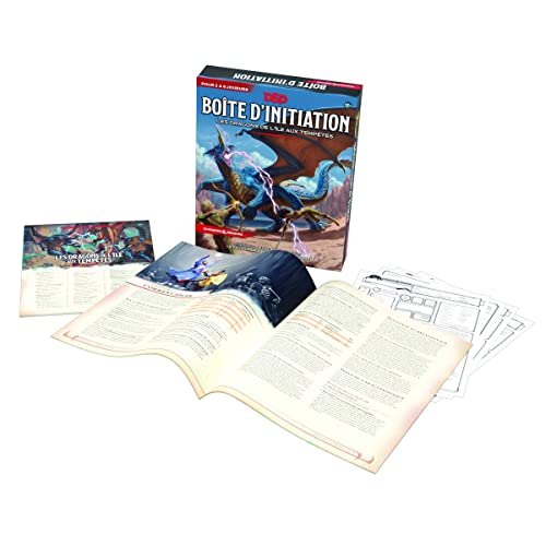 Wizards of the Coast Dungeons & Dragons Initiationsbox: Die Drachen der Insel mit den Stürmen (französische Version) von Dungeons & Dragons