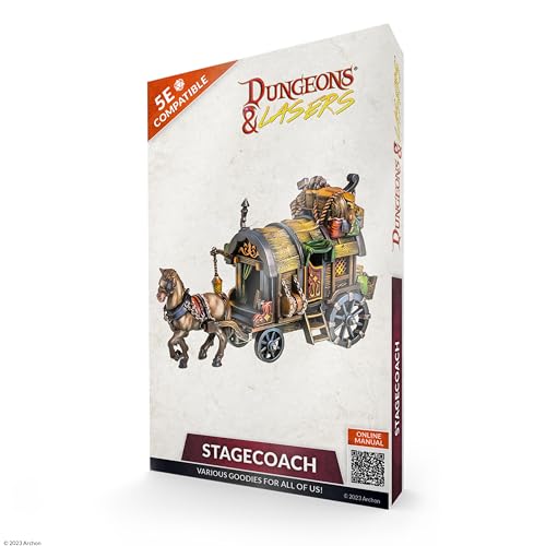 Dungeons & Lasers Stagecoach DNL0060 - 28 mm Kunststoffmodellbau, unlackiert und zerlegt - Für Teenager und Jugendliche ab 168 Jahren Dungeons & Lasers Stagecoach DNL0060 - 28 mm Kunststoffmodellbau, unlackiert und zerlegt - Für Teenager und Jugendliche ab 168 Jahren von Dungeons & Lasers