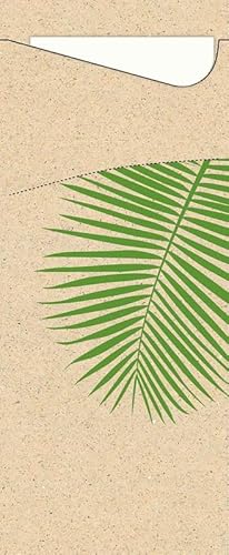 500 Serviettentaschen/Bestecktaschen Duni Sacchetto® Tissue 8,5 x 19 cm Leaf von Duni