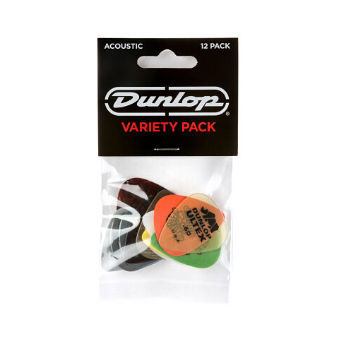 Dunlop Variety Pack Acoustic 12 pcs Plektrum von Dunlop