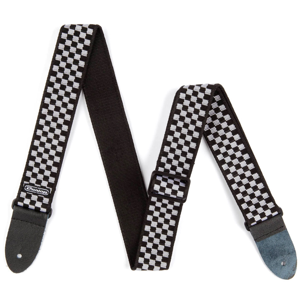 Dunlop Classic Black/White Check Gitarrengurt Dunlop Classic Black/White Check Gitarrengurt von Dunlop