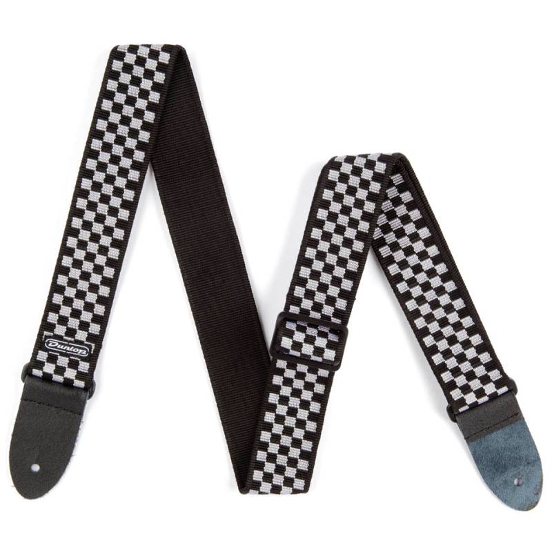 Dunlop Classic Black/White Check Gitarrengurt von Dunlop