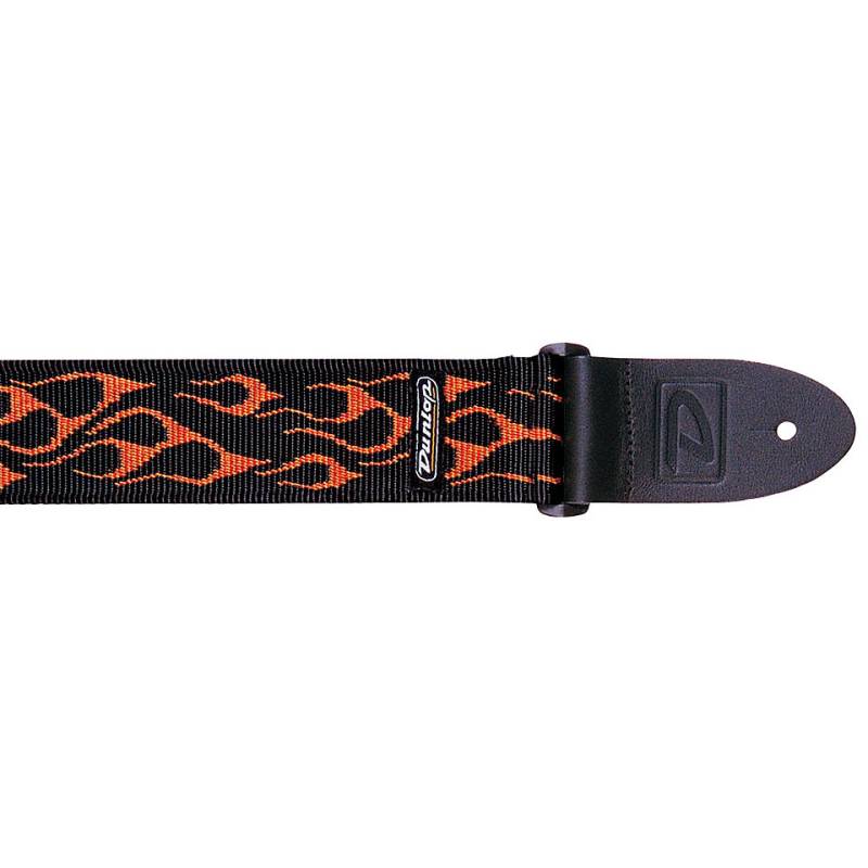 Dunlop Classic Flamed Orange/Yellow Gitarrengurt von Dunlop