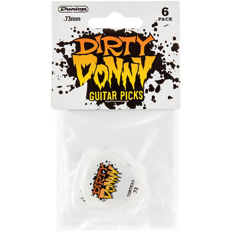 Dunlop Dirty Donny 0.73 mm , Player&#39;s Pack (6 pcs.) Plektrum von Dunlop