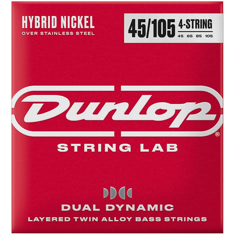 Dunlop Dual Dynamic Hybrid Nickel .45-105 Saiten E-Bass von Dunlop