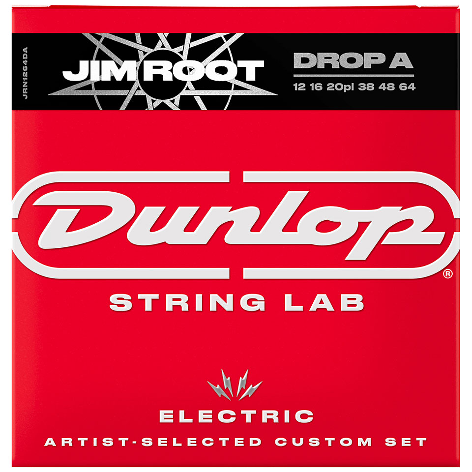 Dunlop Jim Root String Lab Guitar Strings, 12-64, Drop A Saiten von Dunlop