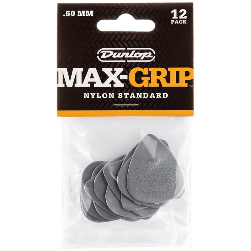 Dunlop Max-Grip Nylon (0,60 mm / 12 pcs) Plektrum von Dunlop