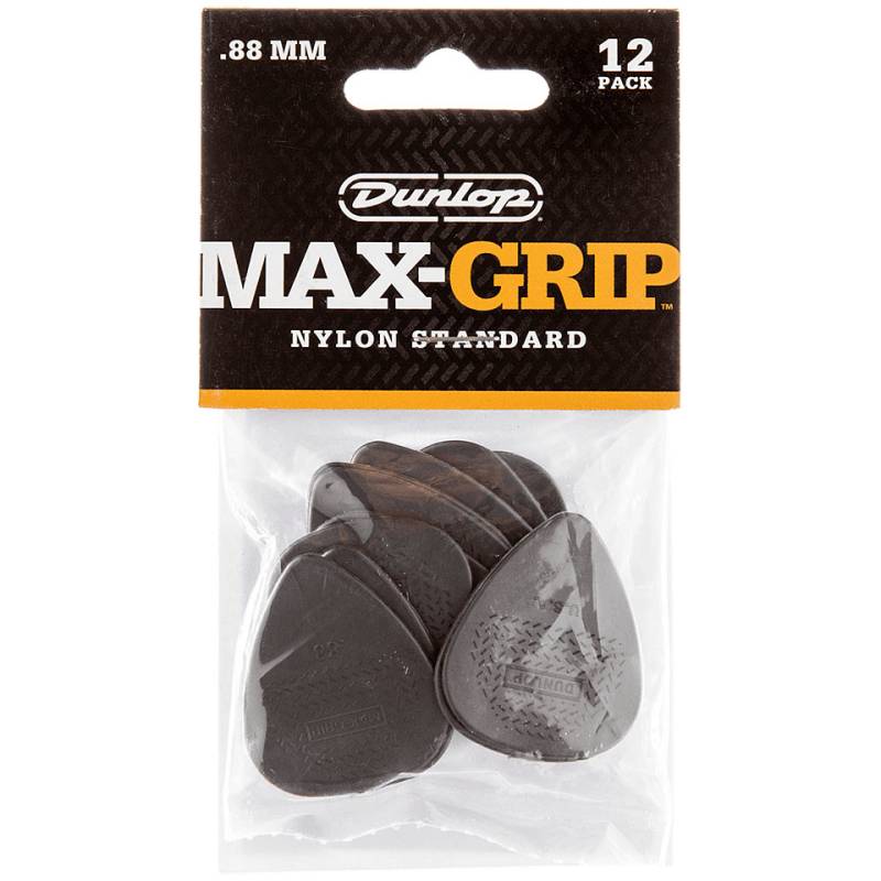 Dunlop Max-Grip Nylon (0,88 mm / 12 pcs) Plektrum von Dunlop