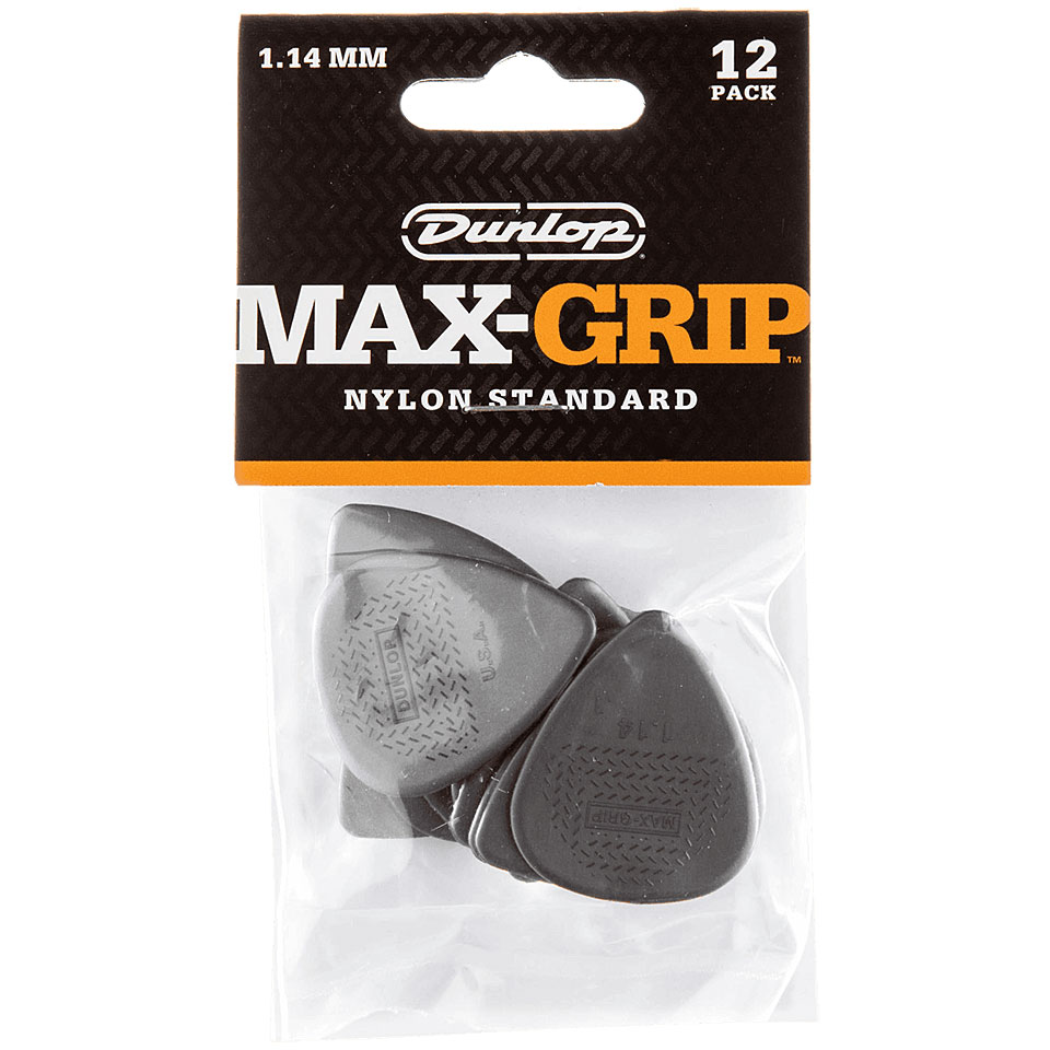Dunlop Max-Grip Nylon (1,14 mm / 12 pcs) Plektrum von Dunlop