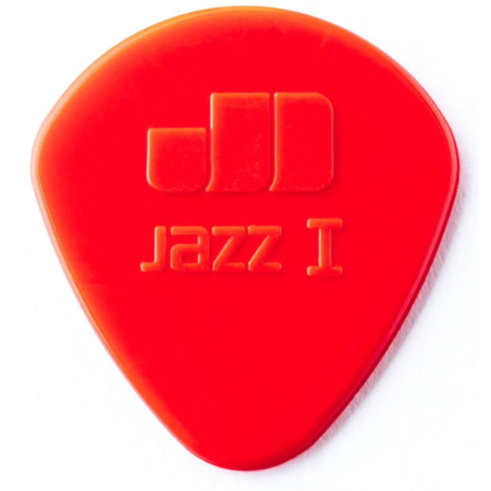 Dunlop Nylon Jazz I Red 1,10 mm (6 pcs) Plektrum von Dunlop