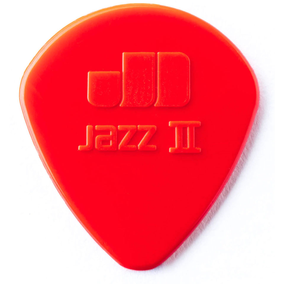 Dunlop Nylon Jazz II Red 1,18 mm (6 pcs) Plektrum von Dunlop