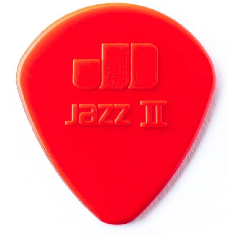 Dunlop Nylon Jazz II Red 1,18 mm (6 pcs) Plektrum von Dunlop