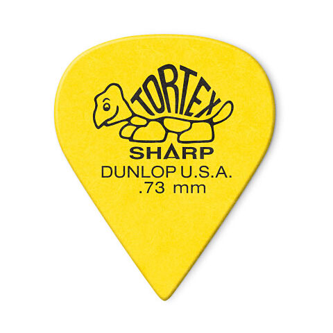 Dunlop Tortex Sharp 0,73 mm (12 pcs) Plektrum von Dunlop