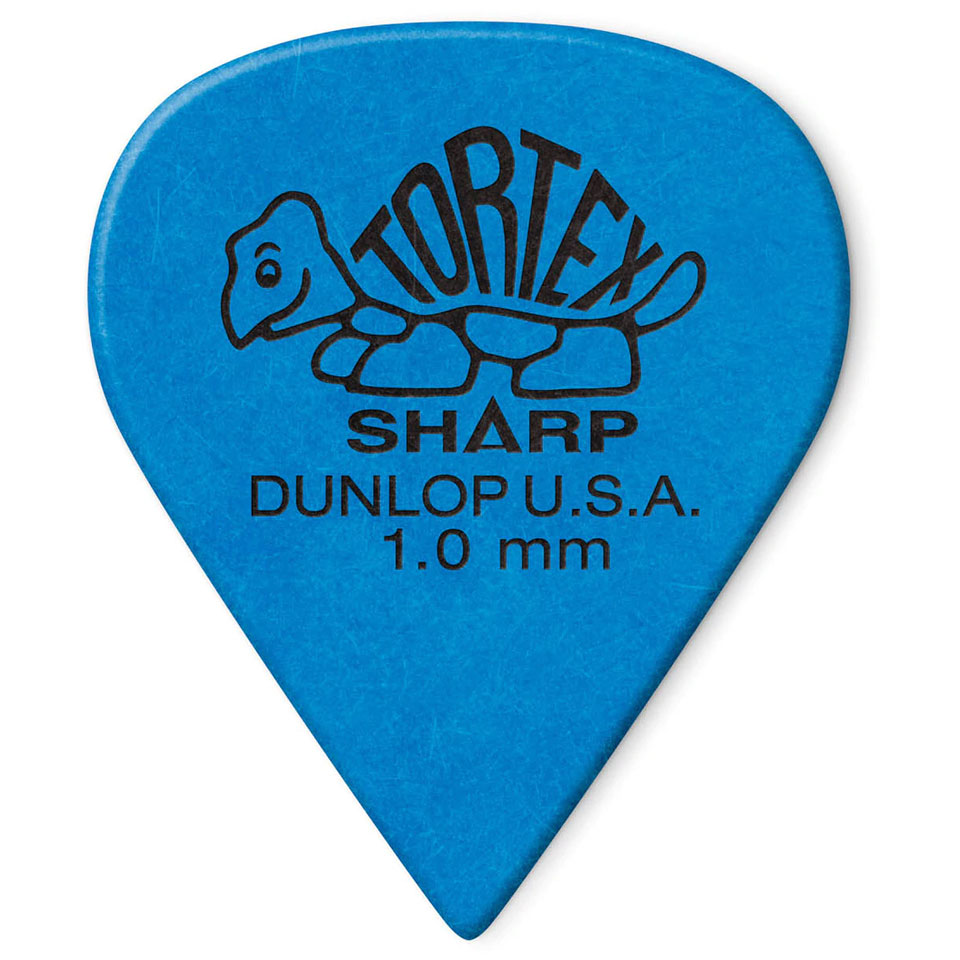 Dunlop Tortex Sharp 1,00 mm Plektrum Dunlop Tortex Sharp 1,00 mm Plektrum von Dunlop