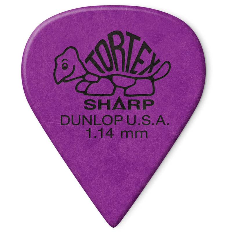 Dunlop Tortex Sharp 1,14 mm (12 pcs) Plektrum von Dunlop