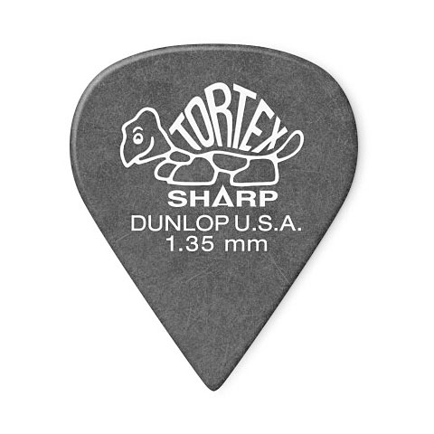 Dunlop Tortex Sharp1,35 mm (12 pcs) Plektrum von Dunlop