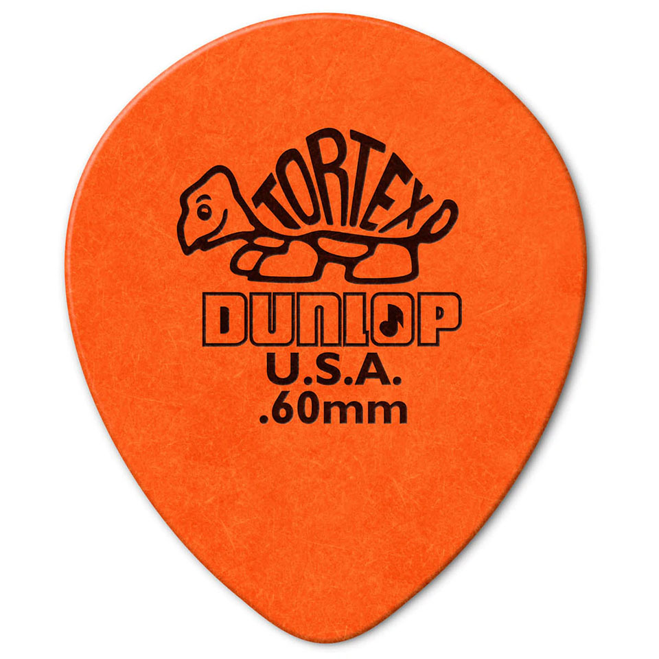 Dunlop Tortex Teardrop 0,60 mm (72 pcs) Plektrum von Dunlop