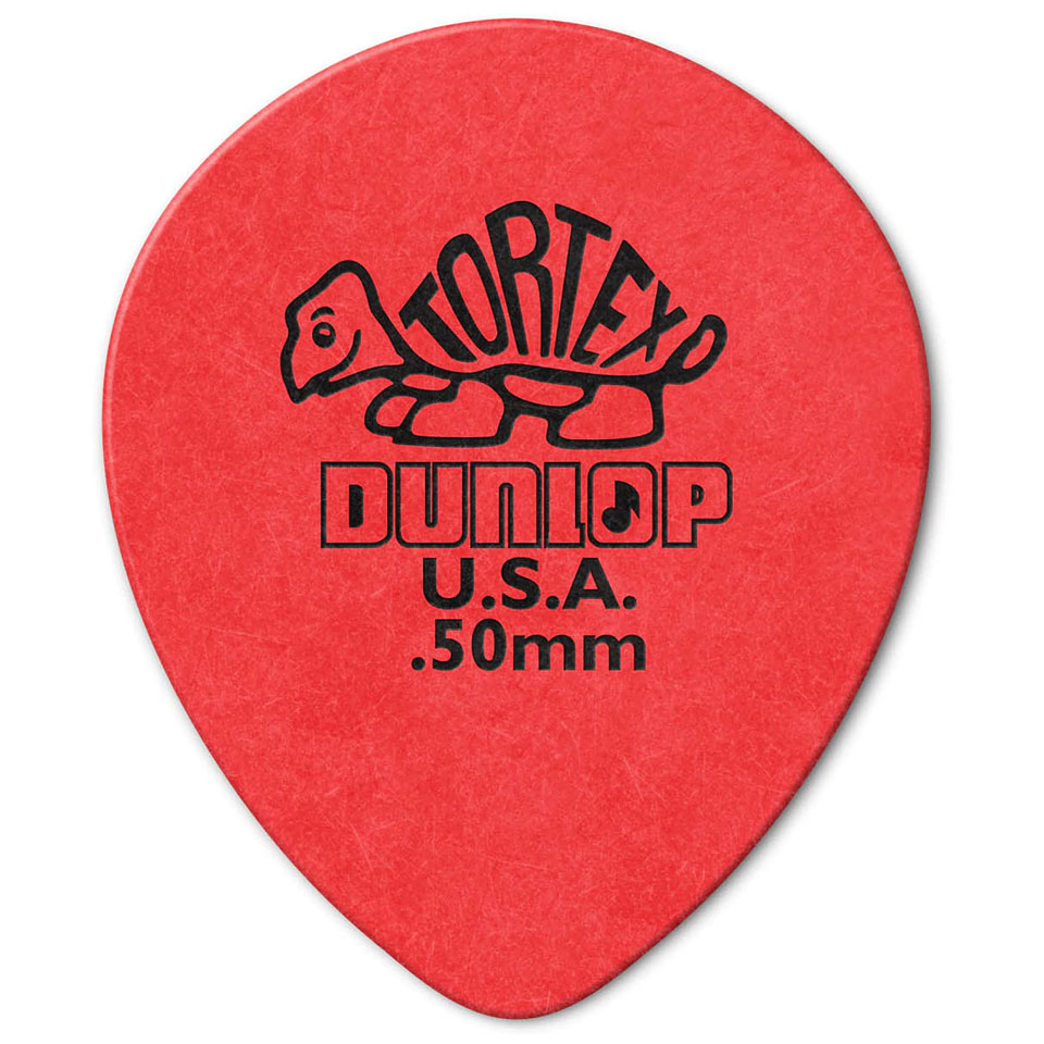 Dunlop Tortex Teardrop 0,50 mm (72 pcs) Plektrum von Dunlop
