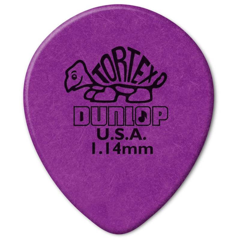 Dunlop Tortex Teardrop 1,14 mm (72 pcs) Plektrum von Dunlop
