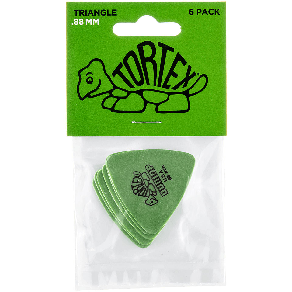 Dunlop Tortex Triangle 0,88mm (6 pcs) Plektrum von Dunlop