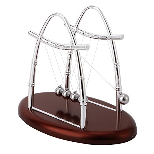 Duokon Balance Balls Toy, Newtons Cradle Balance Steel Balls Physik Wissenschaft Balance Balls Pendel Schreibtisch Ornamente Spielzeug von Duokon