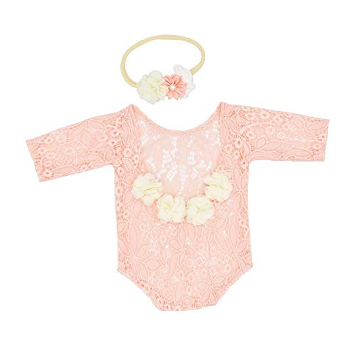 Neugeborene Fotoshooting Kostüme,Neugeborene Backless Spitze Strampler Kleidung Foto Babybekleidung Outfits Bekleidung Set für Baby Foto Fotografie Prop Zubehör,für Mädchen Fotoshooting,Rosa,S Neugeborene Fotoshooting Kostüme,Neugeborene Backless Spitze Strampler Kleidung Foto Babybekleidung Outfits Bekleidung Set für Baby Foto Fotografie Prop Zubehör,für Mädchen Fotoshooting,Rosa,S von Duories