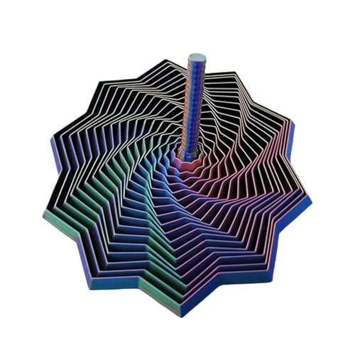 3D Gedrucktes Fraktales Zappelspielzeug, Sechsecke Zappelspielzeug Mit Griff, Sensorische Spielzeug Stressabbau, Zappelspielzeugs Für Erwachsene Kinder, Wirbelnde Spiraldesign, Entspannung 3D Gedrucktes Fraktales Zappelspielzeug, Sechsecke Zappelspielzeug Mit Griff, Sensorische Spielzeug Stressabbau, Zappelspielzeugs Für Erwachsene Kinder, Wirbelnde Spiraldesign, Entspannung von Duqulle