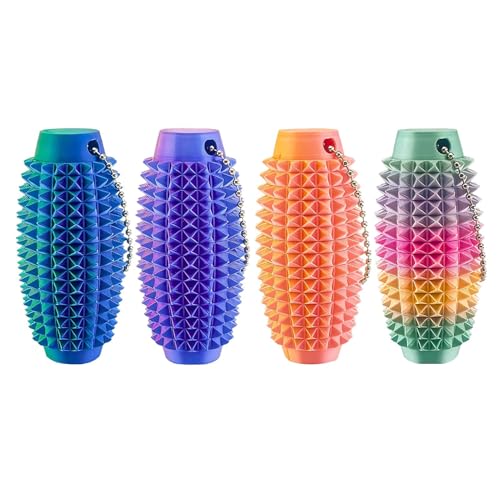 4Pcs Spiky Stim Schlüsselkette, Beruhigender Zappelschlüsselring, Schmerzzappel Spielzeug Erwachsene Stressfreisetzung, Spiky Pendelly Schlüsselbund Für Fokussierte Und Entlüftete, Kinder Erwachsene 4Pcs Spiky Stim Schlüsselkette, Beruhigender Zappelschlüsselring, Schmerzzappel Spielzeug Erwachsene Stressfreisetzung, Spiky Pendelly Schlüsselbund Für Fokussierte Und Entlüftete, Kinder Erwachsene von Duqulle