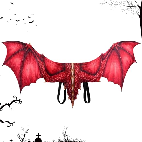 Duqulle Drachenkostüm | Cosplay Flügel - Vliesstoff Drachenflügel Kostümzubehör Für Karneval Renaissance Mittelalter Fest Kostüm Verkleidung von Duqulle