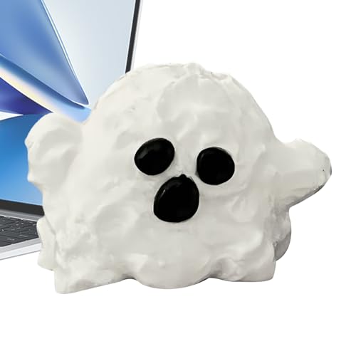 Duqulle Halloween Knautschspielzeug - Silikon Geister Quetschmodell Für Erwachsene - Langsam Zurückformendes Kneiftoy, Partygeschenk Für Jugendliche Erwachsene Kinder Mädchen von Duqulle