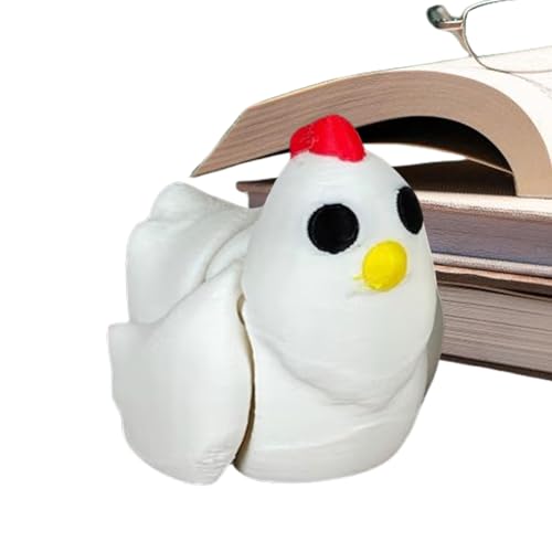 Duqulle Hühnerfiguren - Tierskulptur Spielzeug Zum Spielen,Interaktive Miniatur-Tierfigur Spielzeug Als Wohnzimmer-Deko Für Bücherregal Schreibtisch Duqulle Hühnerfiguren - Tierskulptur Spielzeug Zum Spielen,Interaktive Miniatur-Tierfigur Spielzeug Als Wohnzimmer-Deko Für Bücherregal Schreibtisch von Duqulle