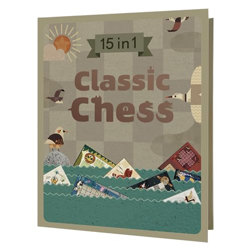 Duqulle Schach Notationsbuch, Schachsatz | Klassisches Bildungsschachspiel,Kompakte familienfreundliche hochwertige Hobbys und Spiele für Kinder und Erwachsene, Heimschule, Reisen, Party Duqulle Schach Notationsbuch, Schachsatz | Klassisches Bildungsschachspiel,Kompakte familienfreundliche hochwertige Hobbys und Spiele für Kinder und Erwachsene, Heimschule, Reisen, Party von Duqulle