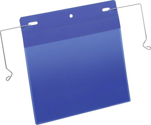 Durable Drahtbügeltasche 175207 Blau 223mm x 218mm von Durable