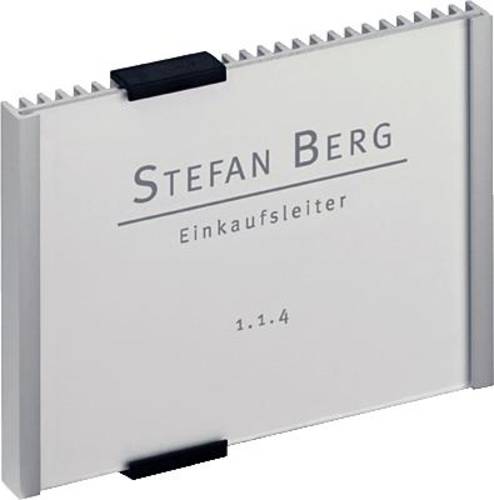 Durable Türschild INFO SIGN - 4801 (B x H) 149mm x 105.5mm Metallic, Silber 480123 von Durable