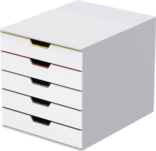 Durable VARICOLOR MIX 5 - 7625 762527 Schubladenbox Hellgrau DIN A4, DIN C4, Folio, Letter Anzahl de von Durable