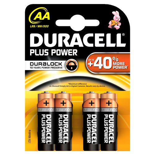 DURACELL 3150-MN1500 - Penlite AA, 4 Stück, schwarz DURACELL 3150-MN1500 - Penlite AA, 4 Stück, schwarz von Duracell
