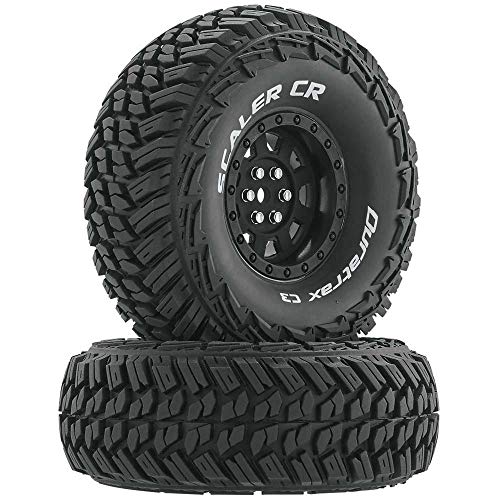 Scaler CR C3 Mounted 1.9" Crawler Tires, Black (2) von Duratrax