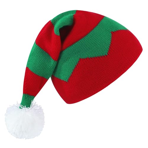 Durio Kleinkind-Weihnachtsmannmütze, gestrickt, Baby-Weihnachtsmütze, Unisex, Kinder, Weihnachtsmannmütze, Wintermütze, Weihnachtsmann-Streifen, 3-8 Jahre Durio Kleinkind-Weihnachtsmannmütze, gestrickt, Baby-Weihnachtsmütze, Unisex, Kinder, Weihnachtsmannmütze, Wintermütze, Weihnachtsmann-Streifen, 3-8 Jahre von Durio