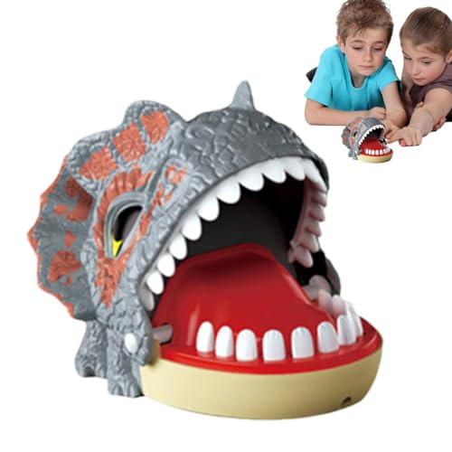 Duroecsain Beißspiel Zahnspielzeug,Dinosaurier Zahnspielzeug Spiel - Zahnarzt-Spielspielzeug, kniffliger Dinosaurier-Beißspaß,Dinosaurier-Interaktionsspielzeug, das Drücken der Zähne verbessert die Duroecsain Beißspiel Zahnspielzeug,Dinosaurier Zahnspielzeug Spiel - Zahnarzt-Spielspielzeug, kniffliger Dinosaurier-Beißspaß,Dinosaurier-Interaktionsspielzeug, das Drücken der Zähne verbessert die von Duroecsain